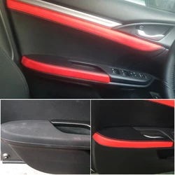 Kit cubiertas reposabrazos puerta cuero Honda Civic 10 gen 2016-2017