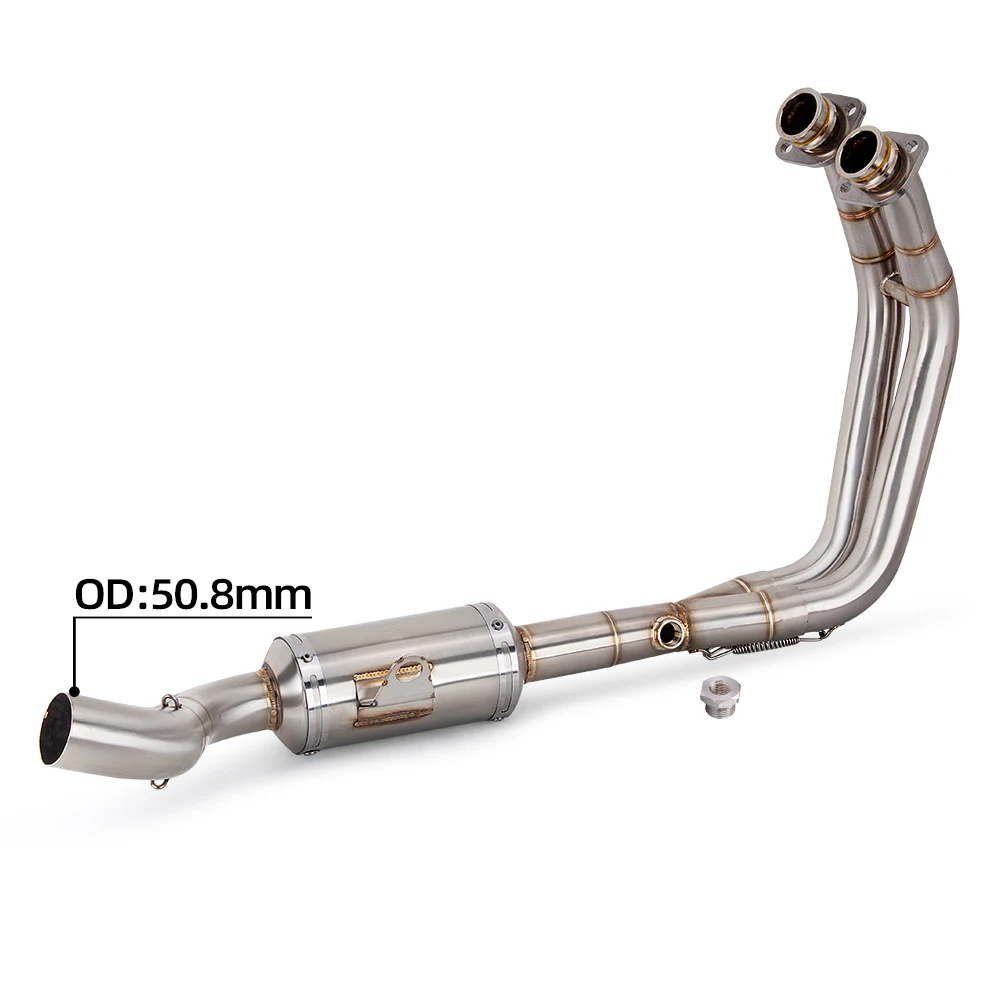 Escape Slip-On con tubo de unión para Suzuki GSX-8S y GSX-8R