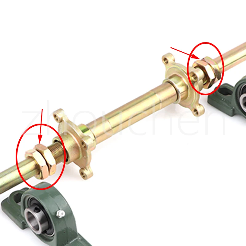 Tuercas hexagonales eje trasero ATV 50-300cc M20 M22 M26