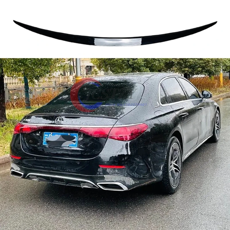 Alerón trasero de coche, ala trasera, tapa de maletero, divisor, accesorios exteriores para Mercedes Benz Clase E W214 E260 E300 2024-up