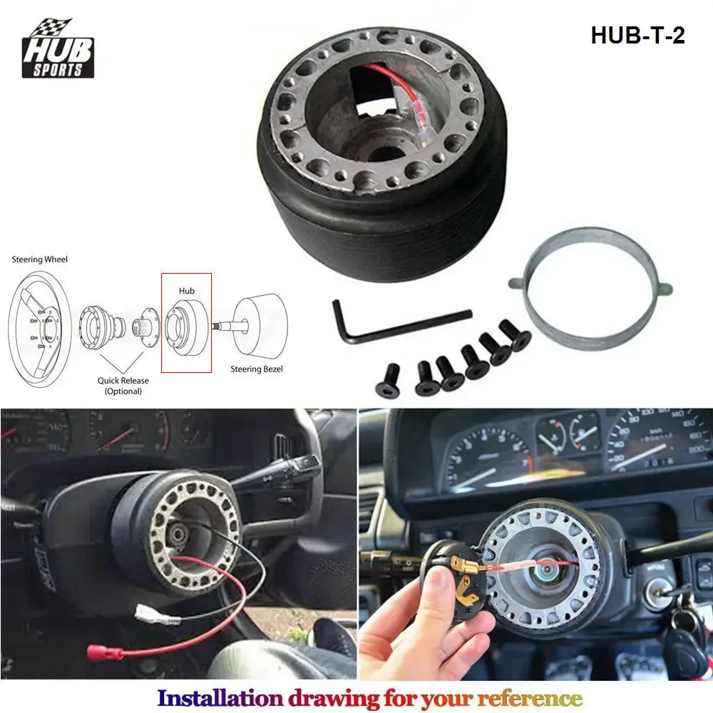 Kit Boss Universal adaptador cubo volante carreras Toyota Corolla T-2 - imagen 2