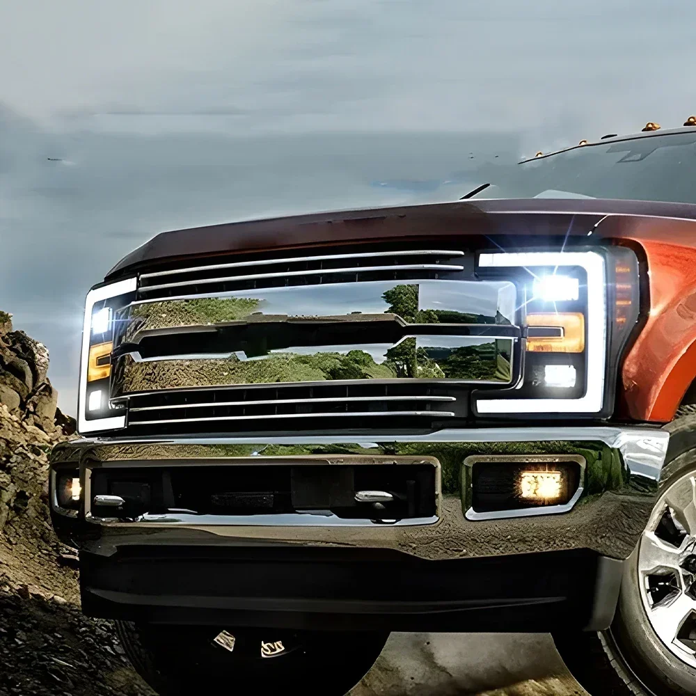 Kit faros delanteros LED proyector dinámico Ford F-250 2017-2019 - imagen 4