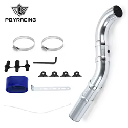 Tubo de admisión universal de aluminio 76 mm para turbo