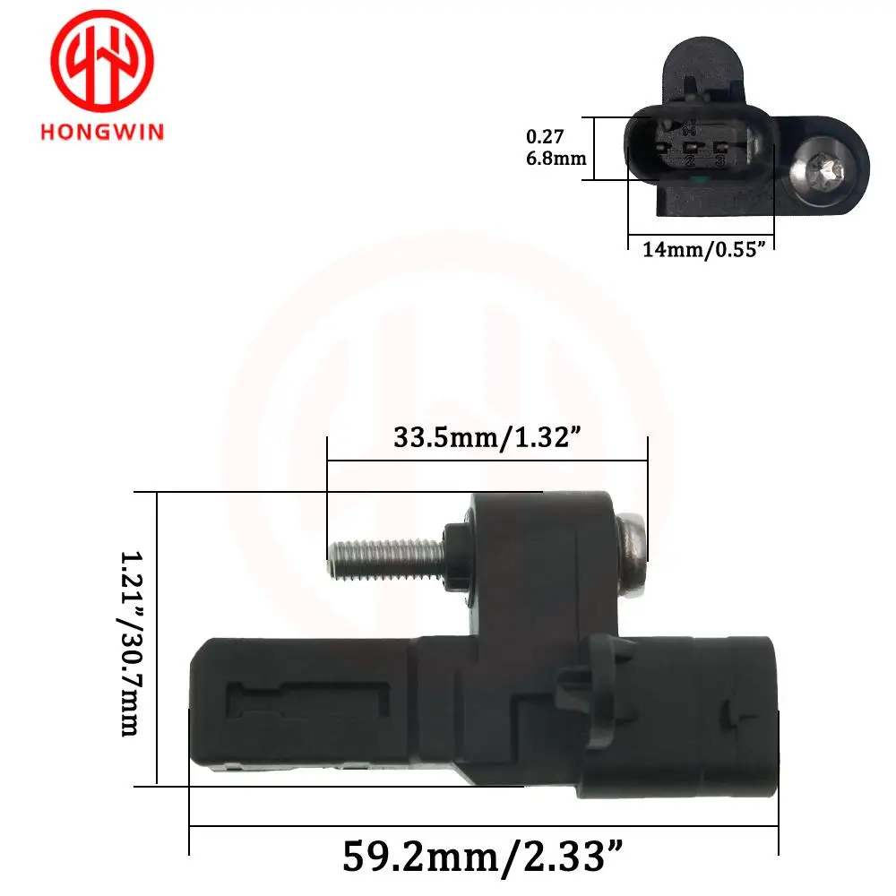 HONGWIN 13627561753 sensor cigüeñal BMW MINI 1.6 2007-2015 - imagen 3