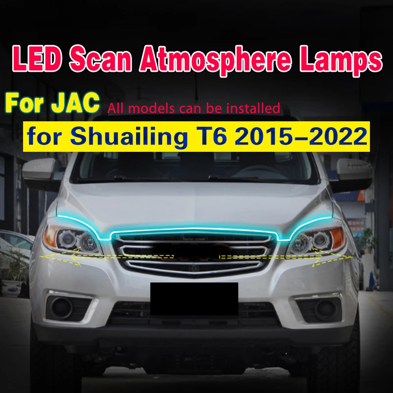 Luz diurna LED 12 V para JAC Shuailing T6 2015-2022