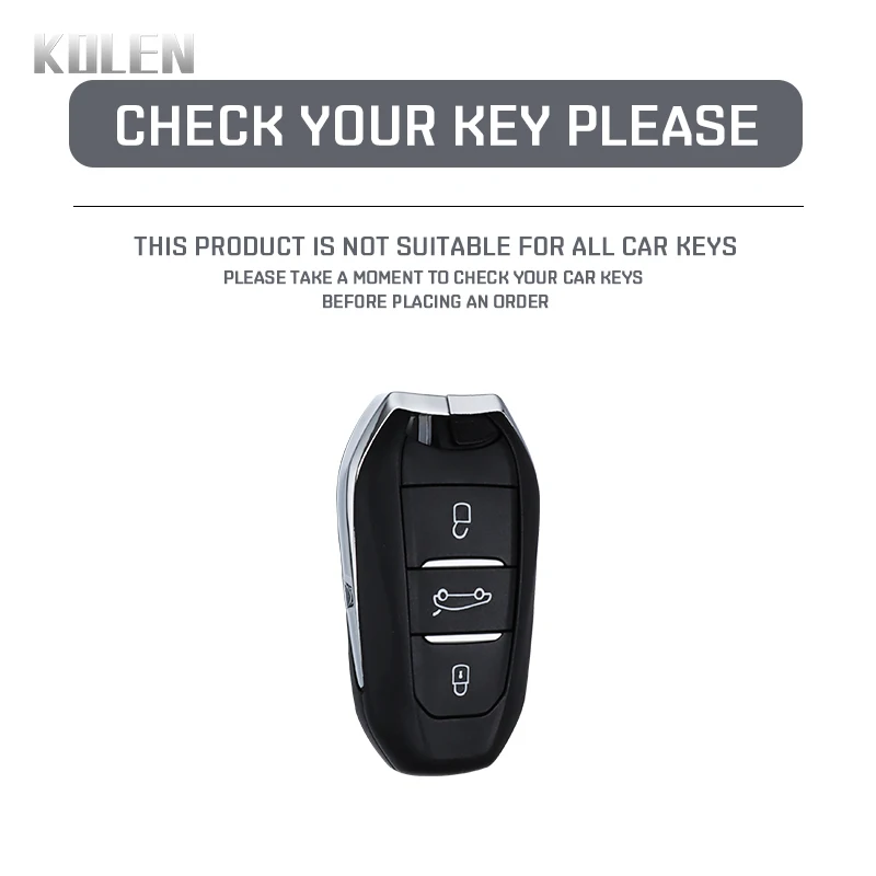 Funda cuero llave Peugeot 308 3008 5008 Citroen C4 DS - imagen 3
