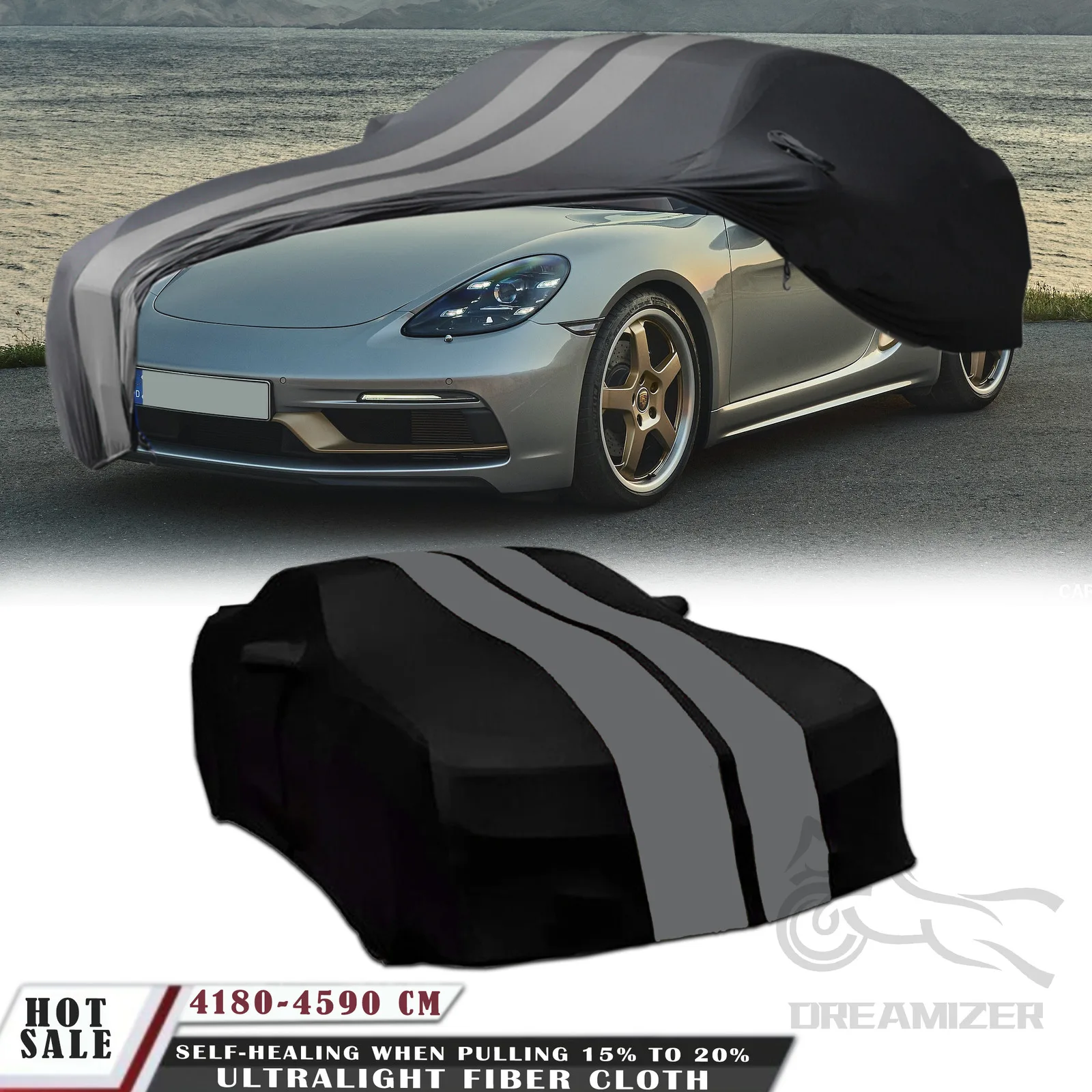 Funda protectora de terciopelo para coche – Porsche 911, 718 y 992 - imagen 3