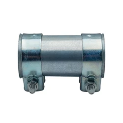 Conector de tubo de escape con abrazadera de manga de unión