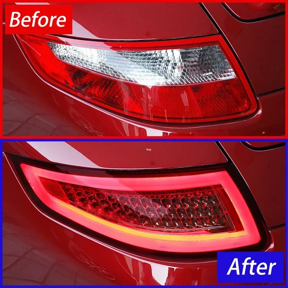 Lámparas traseras LED estilo 991 para Porsche 911 997.1 2005-2008 - imagen 3