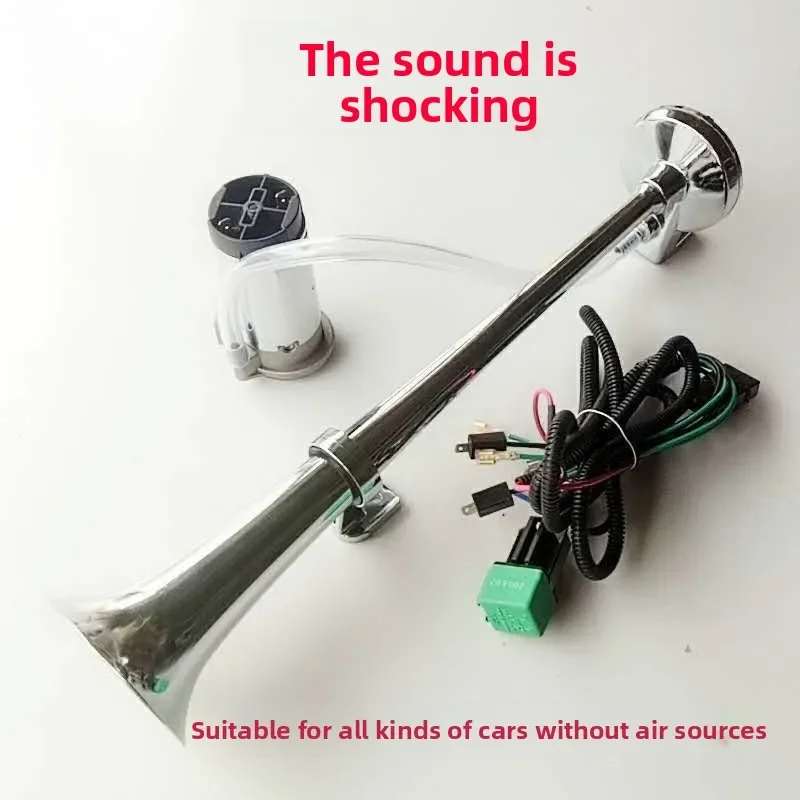 Bocina eléctrica de aire GoodCar 12/24 V para moto y camión - imagen 2