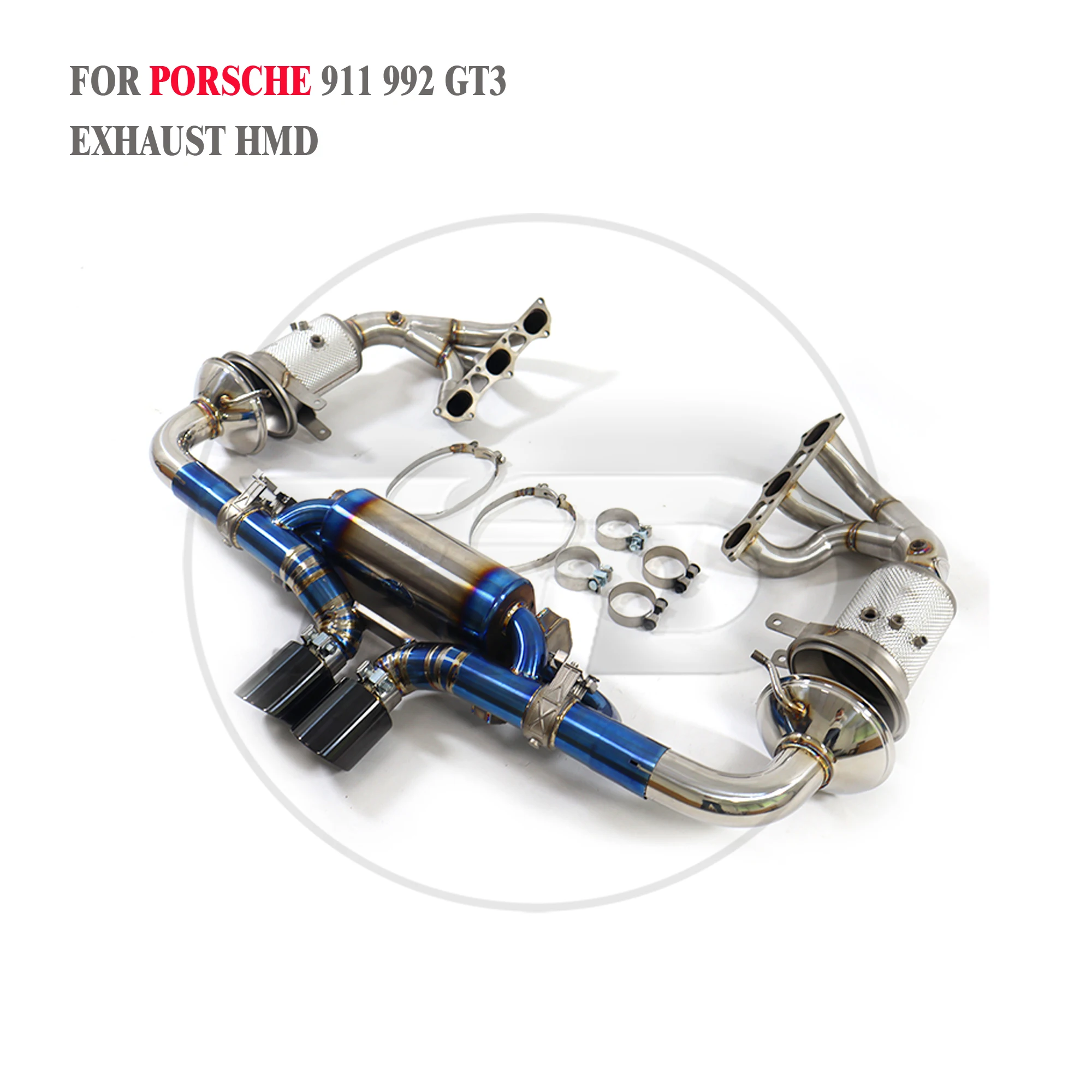 Escape titanio HMD alto flujo – Porsche 911 992 GT3 - imagen 3