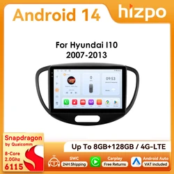 Hizpo Autoradio 2DIN Android para Hyundai i10 2007-2013