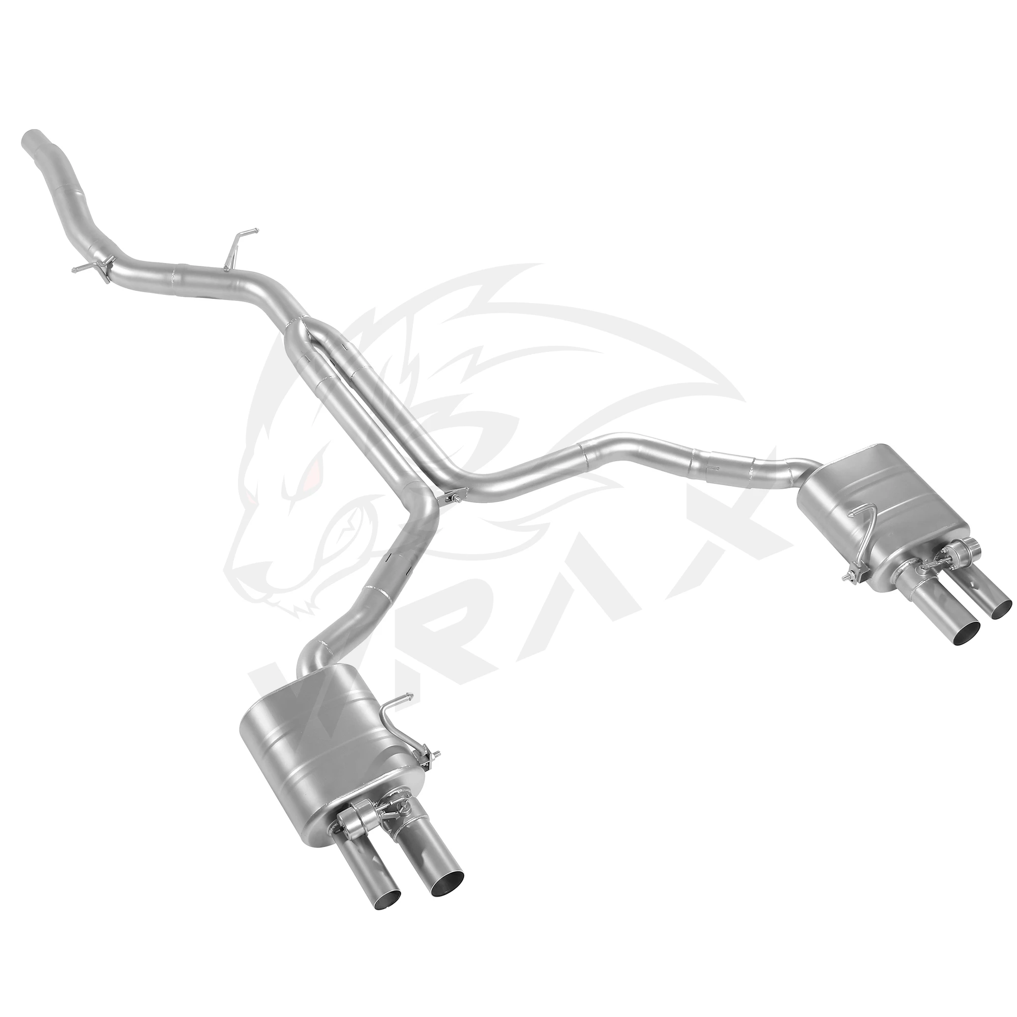 WRAX Catback escape inoxidable con válvula para Audi A7 Sportback - imagen 3