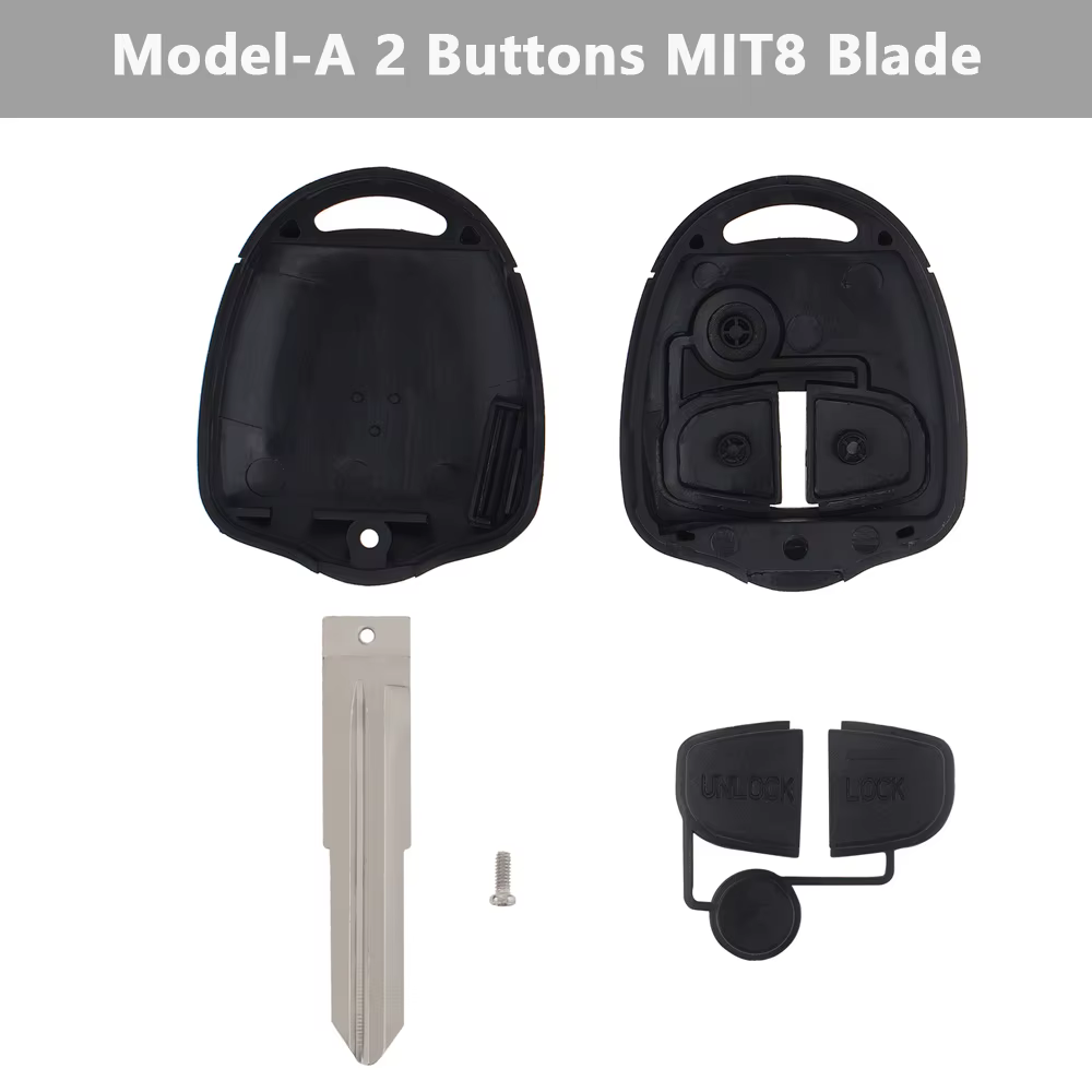 Carcasa de llave Mitsubishi Lancer IV-IX, 2/3 botones MIT8/MIT11 - imagen 2