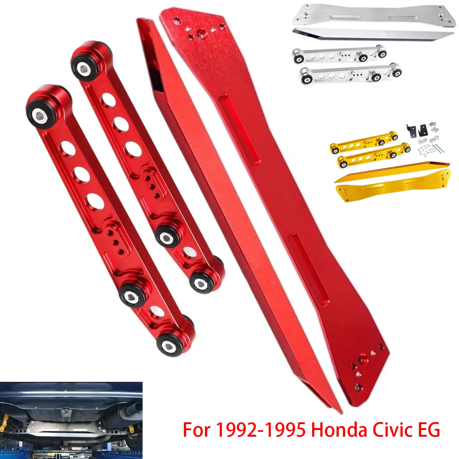 Refuerzo subchasis trasero – Honda Civic EG 1992-1995