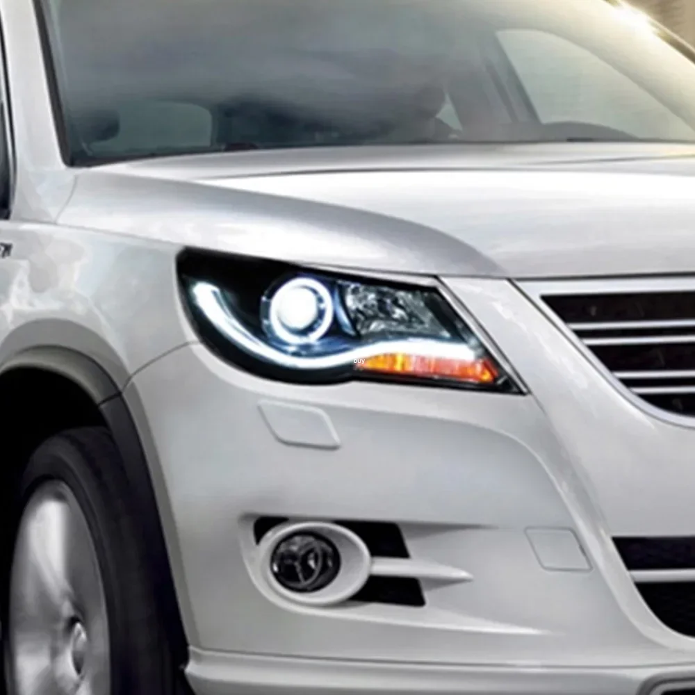 Faros delanteros LED Volkswagen Tiguan 2009-2011 con luces diurnas