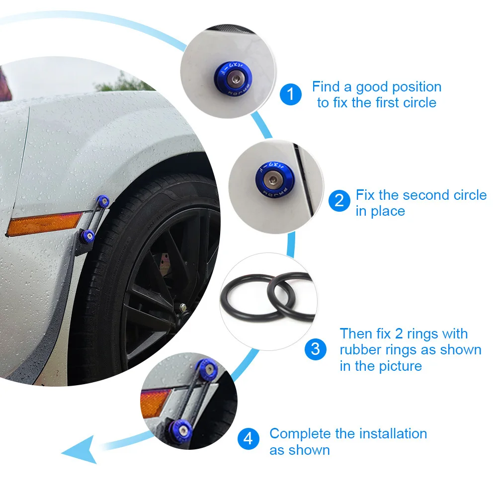 Arandelas de aluminio Honda Civic para guardabarros y parachoques - imagen 4