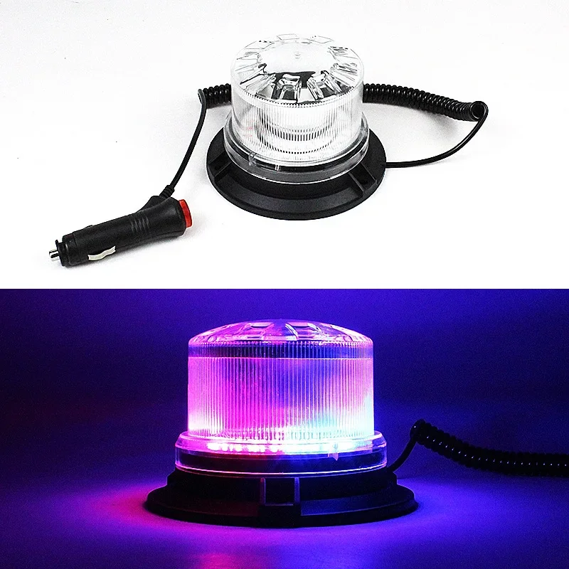 Baliza LED estroboscópica 24 luces para techo de coche y carretilla - imagen 5