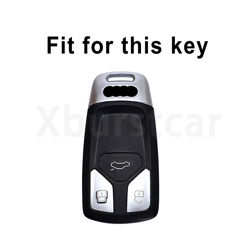 Funda para llave Audi de TPU con acabado cuero – A1, A3, A4 B9, Q3 - imagen 2