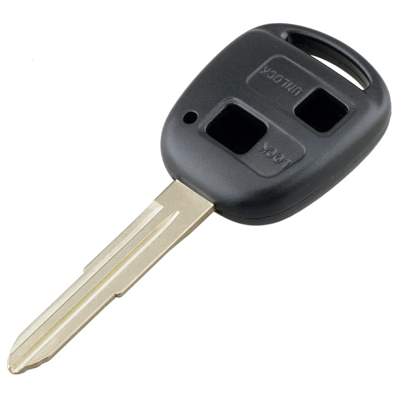 Carcasa para llave de coche con hoja sin cortar TOY41 y almohadilla de botón de goma apta para Toyota /Yaris - imagen 5
