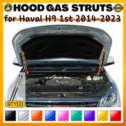 Puntales de capó Haval H9 2014-2023 - Soportes gas carbono