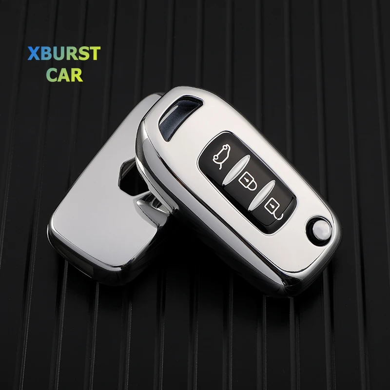 Funda llave TPU con tapa para Renault Clio V 2022
