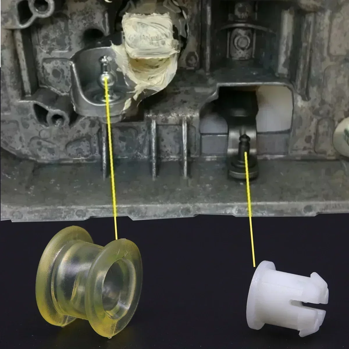 Casquillo conector adaptador cable palanca cambio Audi A1 S1 A3 8P - imagen 2