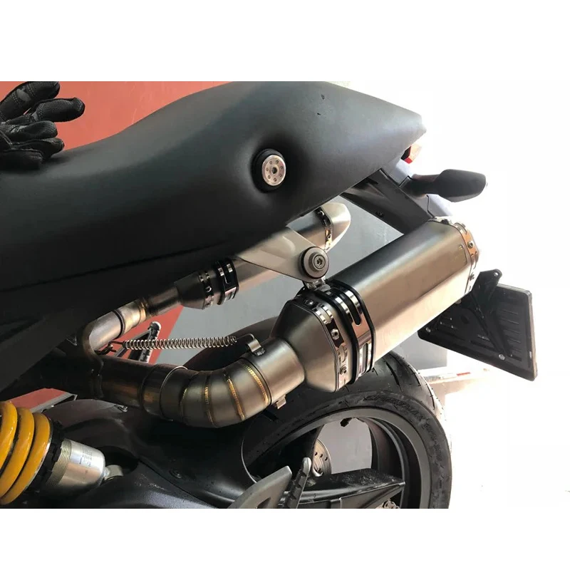 Tubo enlace de escape Ducati Monster 696 y 796 - imagen 5