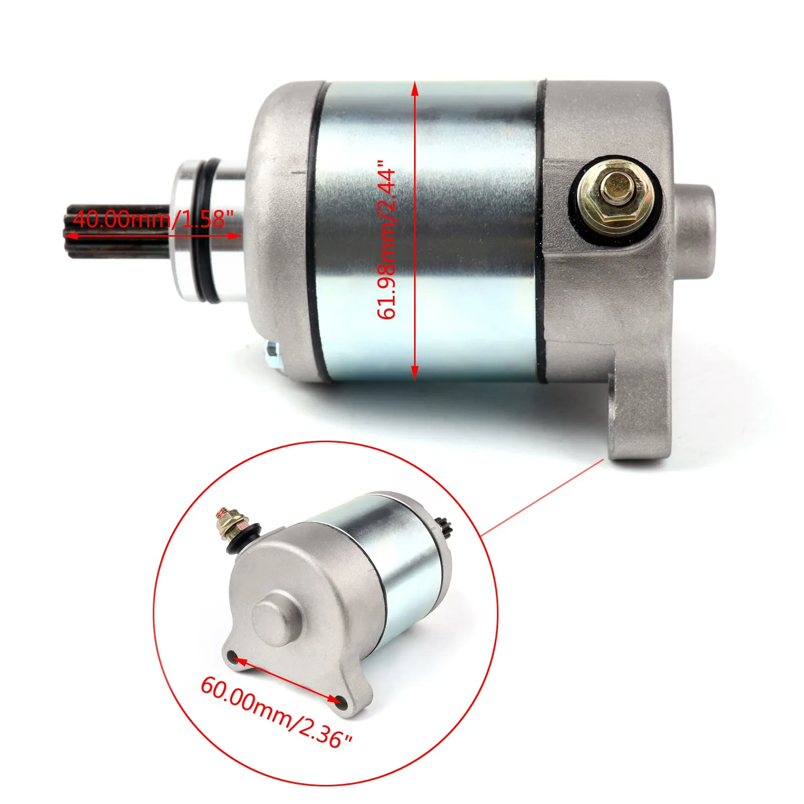 Motor de arranque Honda CBR125R y CBR150R 2004-2010 - imagen 2