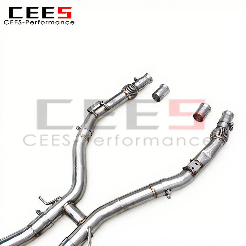 Escape catback CEES Valvetronic de acero inoxidable para Mercedes GLS 580 - imagen 5