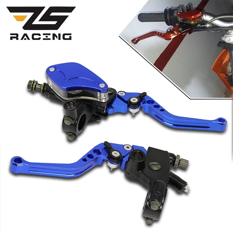 ZS Racing Bomba de embrague hidráulica ajustable 22 mm para moto