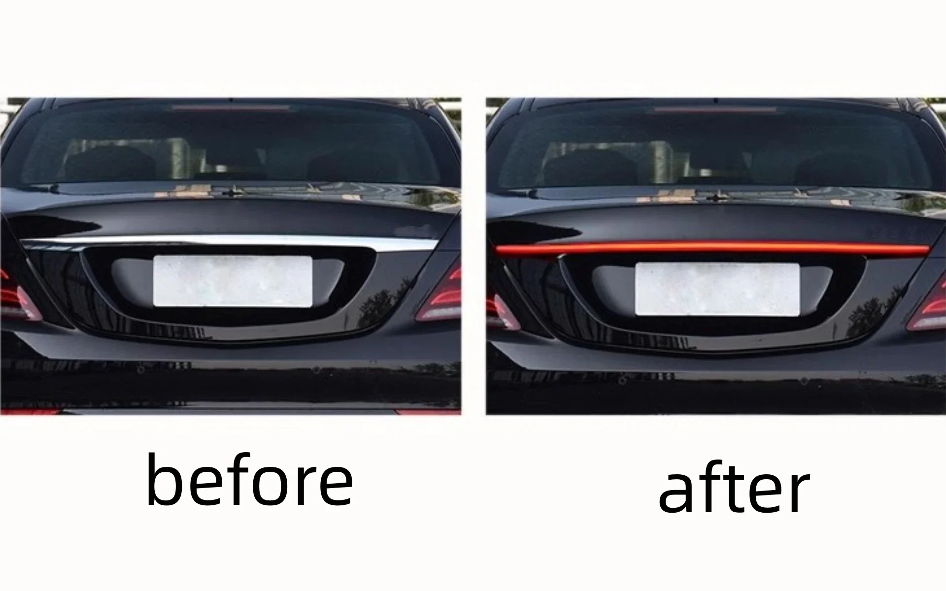 Detalle de la conexión del kit de luz trasera con el sistema eléctrico del vehículo