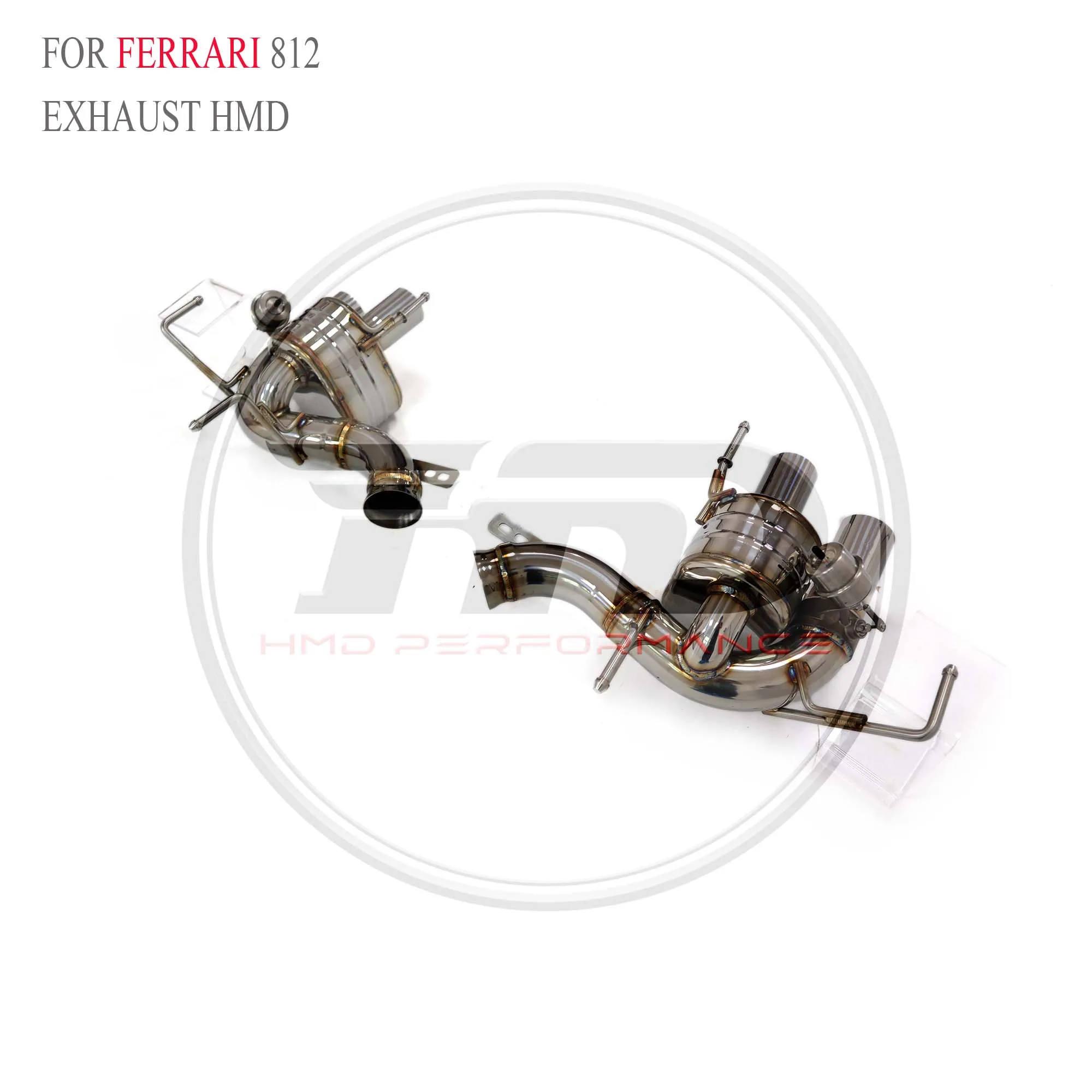 HMD Catback acero inoxidable con válvulas rendimiento – Ferrari 812 - imagen 5