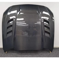 Capó delantero de fibra de carbono para Ford Mustang 2018-2022