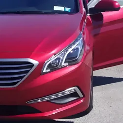 Faros LED con ojos de ángel para Hyundai Sonata 2015-2018