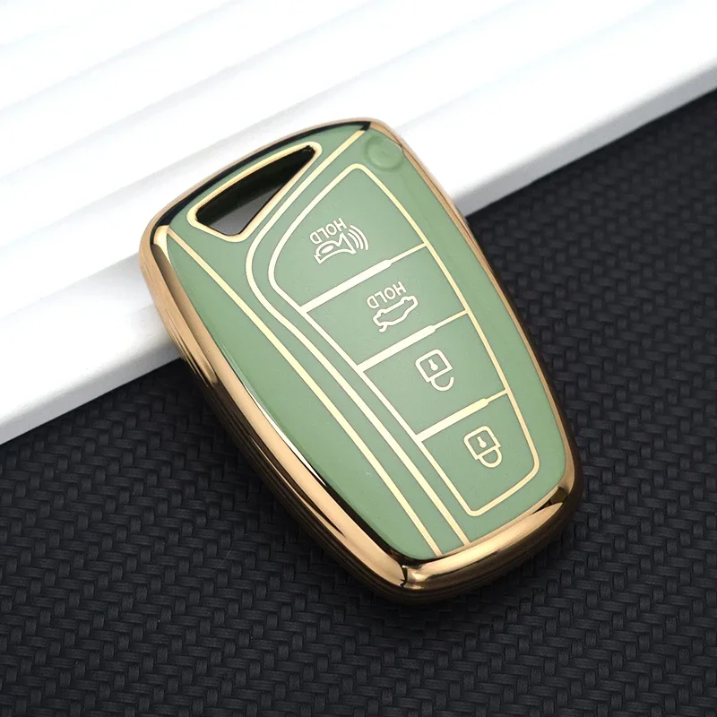Carcasa funda llave Hyundai TPU – Santa Fe Genesis Grandeur Azera - imagen 4