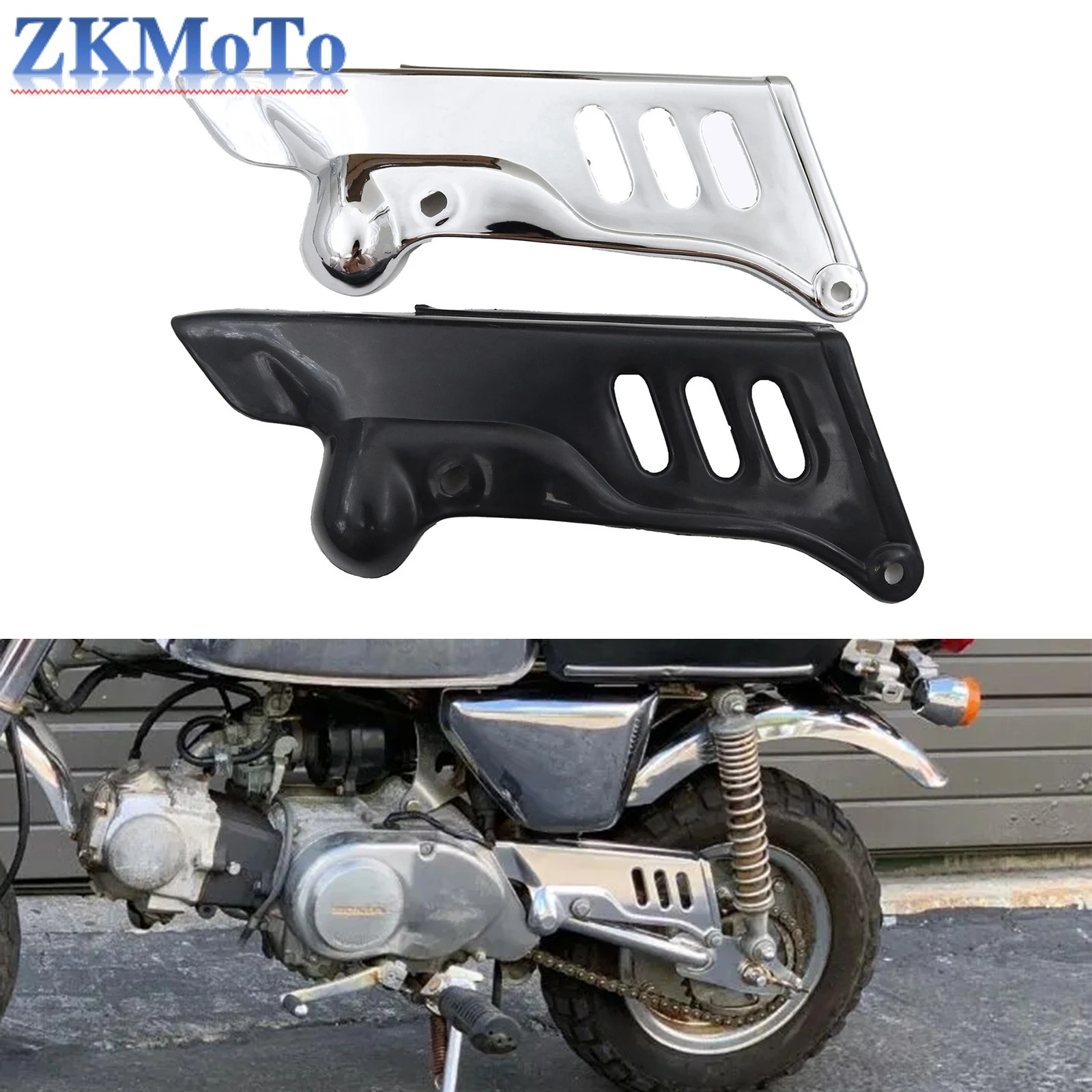 Protector de guía de cadena envolvente para Honda Z50 Monkey