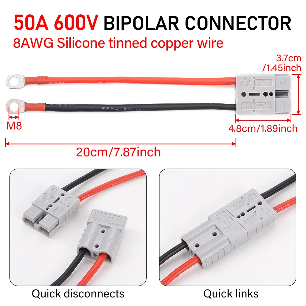 Especificaciones del calibre 8AWG