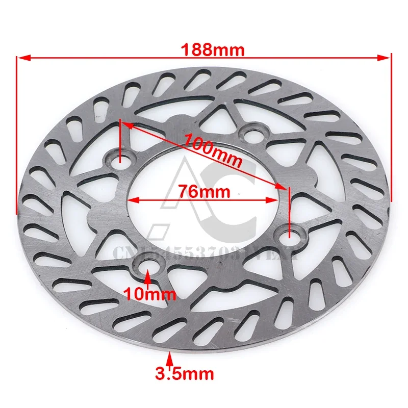 Pastilla de freno trasera hidráulica 15 mm para Pit Bike 125/140 cc - imagen 3