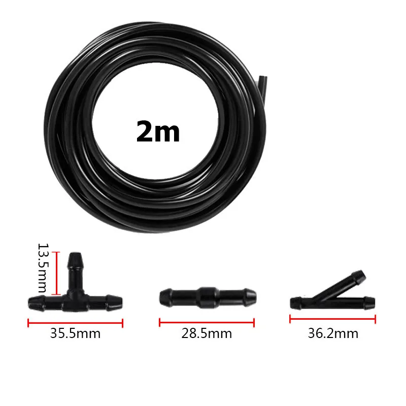 Manguera Universal de boquilla limpiaparabrisas de 2m para Chevrolet Cruze Aveo Lacetti Captiva Cruz Niva Spark Orlando Epica Sail Sonic - imagen 5