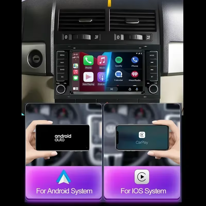 Radio Android CarPlay multimedia para Volkswagen Touareg 2004-2011 y Transporter T5 - imagen 3