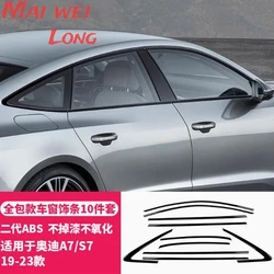 Moldura ventana ABS negro Audi A7 S7 S-Line 2019-2023
