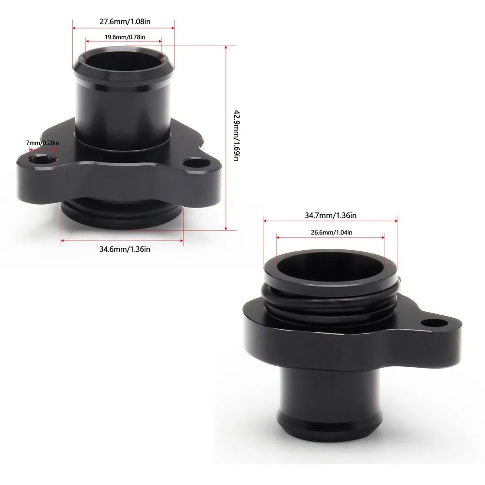Manguera agua aluminio BMW 335i N54 con referencia OEM 11537541992 - imagen 2