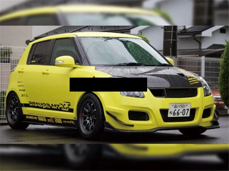 Kit de carrocería Suzuki Swift ZC31S 2004-2010 con alerones delanteros y traseros - imagen 2
