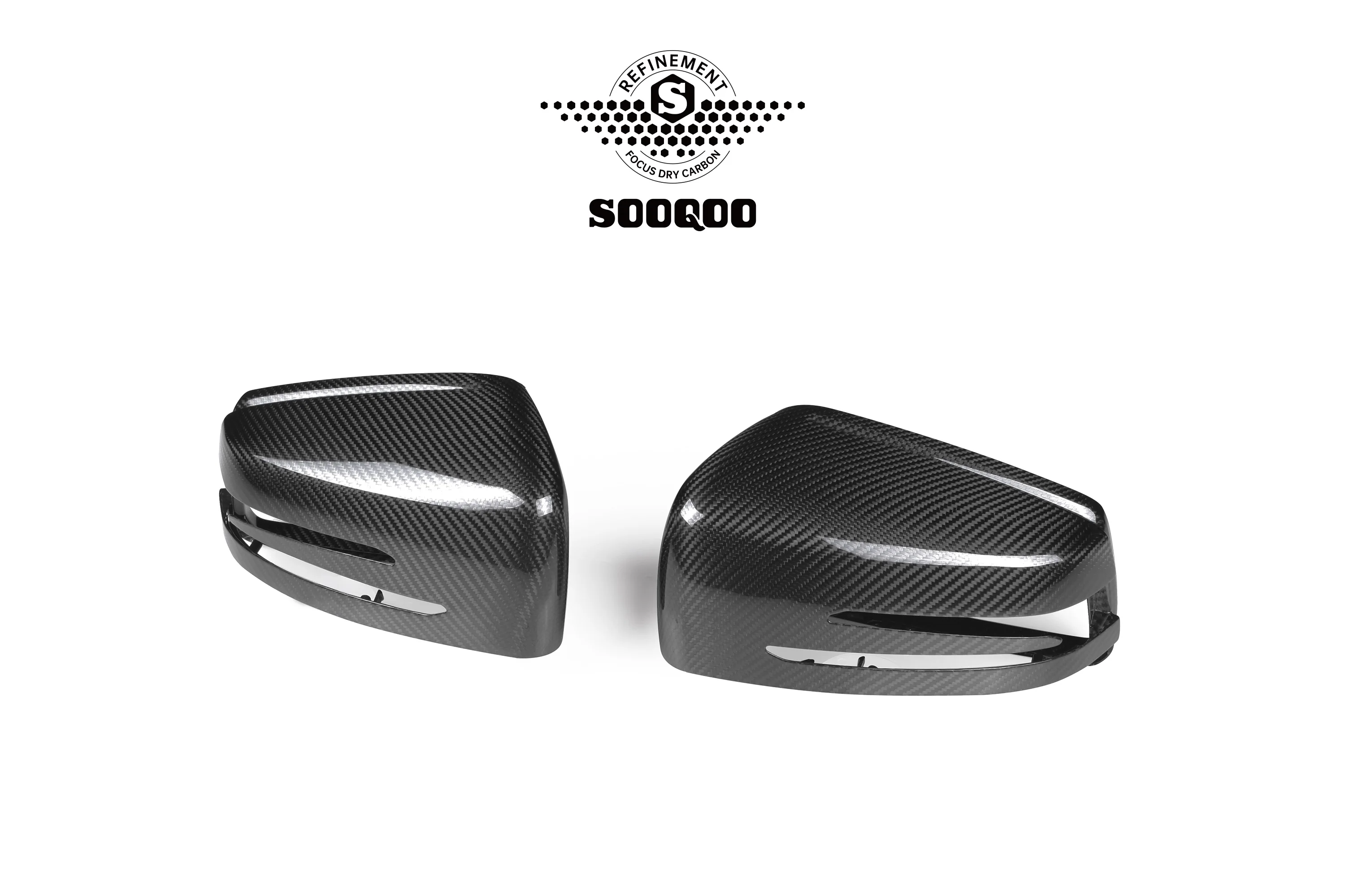 Tapas de espejo fibra carbono OEM – Mercedes W204/W212/W207 2010-2016 - imagen 4