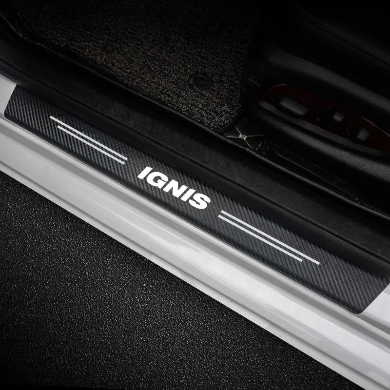 Umbrales puerta carbono antirrayas para Suzuki IGNIS - imagen 4