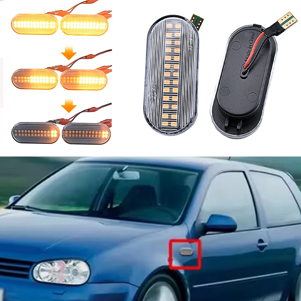 Luz LED lateral dinámica para Seat Leon 1P Ibiza Toledo Exeo - imagen 5