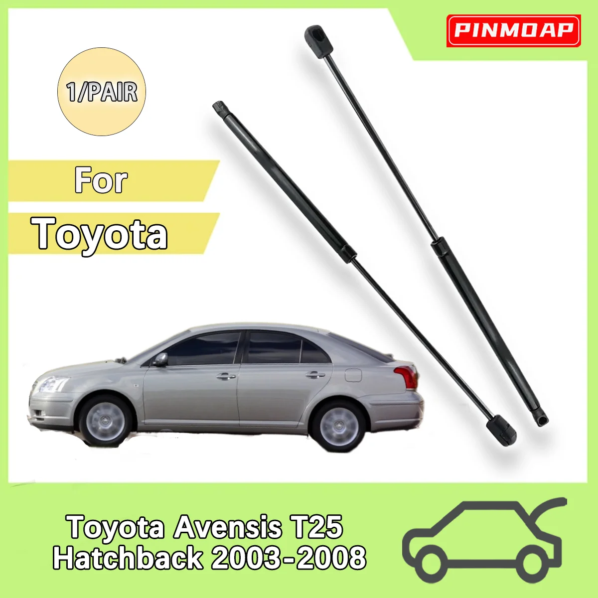 OE 68950-09140 Barra gas maletero Toyota Avensis T25 2003-2008
