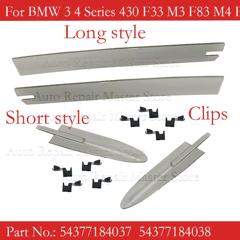 54377184047   Embellecedor de tapa de cubierta de bisagra decorativa superior de techo lateral izquierdo/derecho 54377184037   Para BMW Serie 3 4 E93 F33 M3 M4 F83