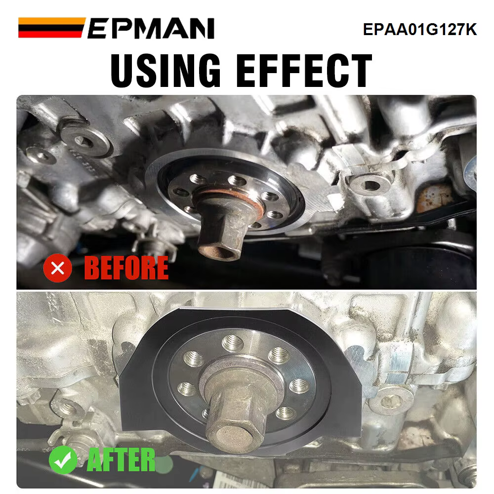 EPMAN Protector de polea de cigüeñal para BMW N54, N55 y S55 - imagen 4